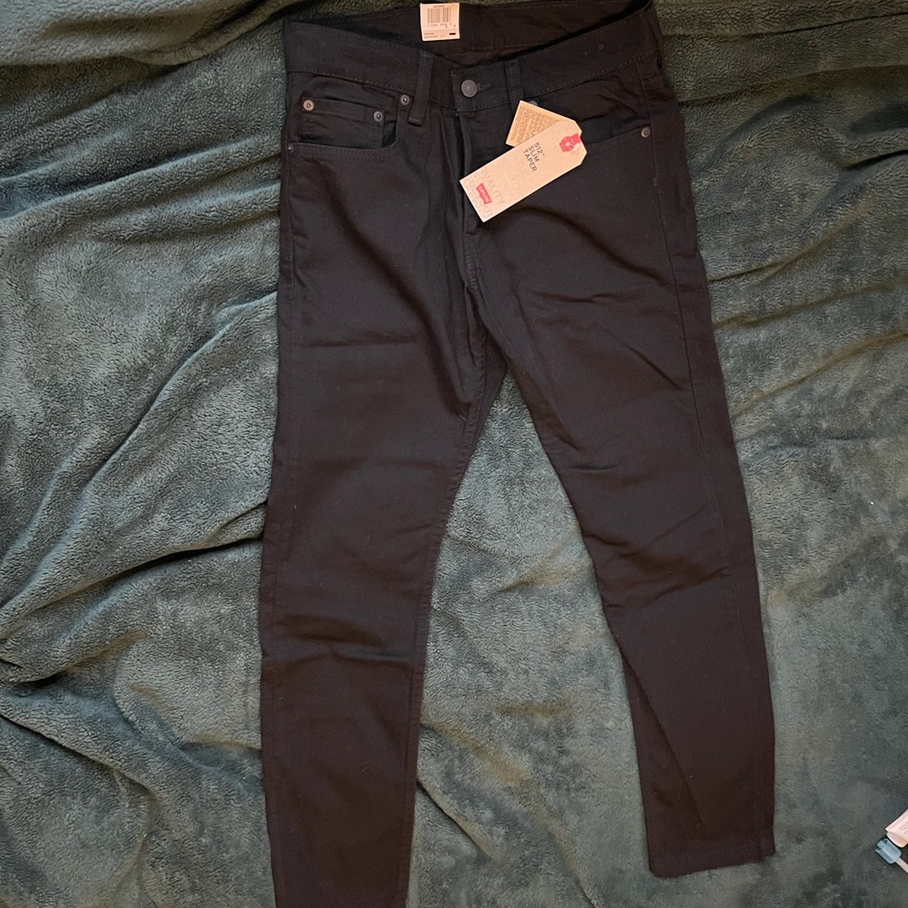 Levi's 512 Men's Black Skinny Jeans
